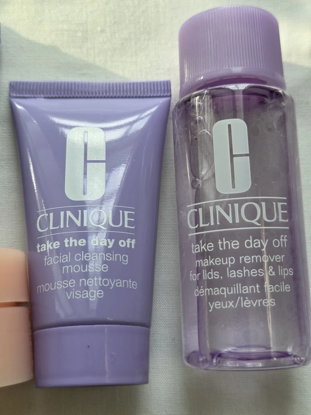 Clinique Olive Green Makeup Case with Makeup And Skincare NWT